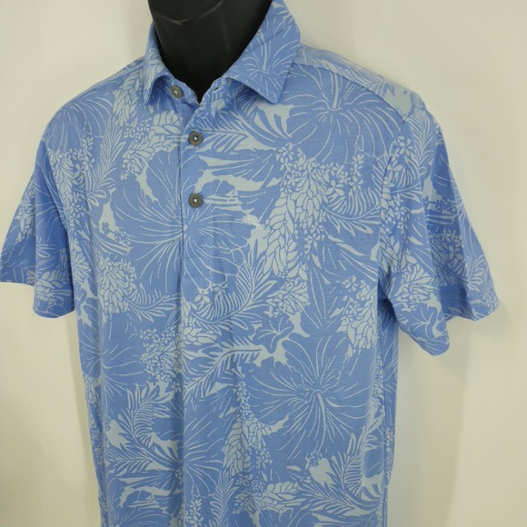 Tommy Bahama Other - Tommy Bahama Men's Size Small Big Sky Blue Polo Luxury Travel Vacation Beach